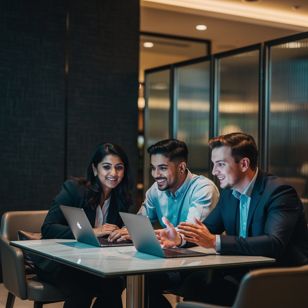 Emprendedores participando en un webinar sobre sostenibilidad